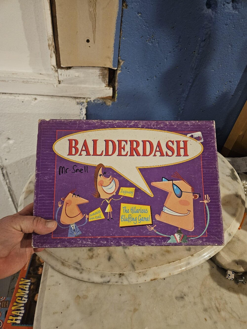 Balderdash Board Game Parker Brothers Complete Vintage 1995